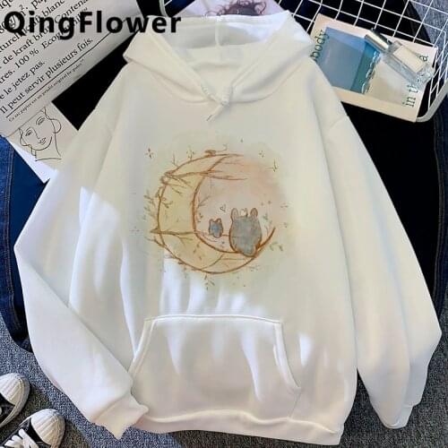 Totoro Studio Ghibli Miyazaki Hayao hoodies women harajuku Korea women clothing hoddies hip hop graphic