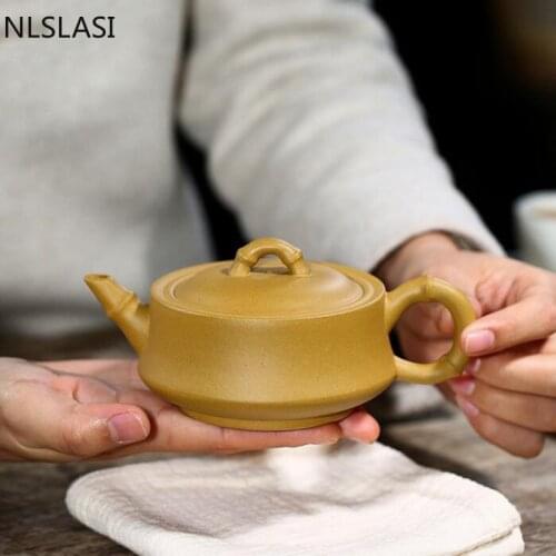Chinese Yixing tea pot purple clay filter teapots Raw ore beauty Handmade kettle customized Authentic Tie Guanyin Puer 200ml