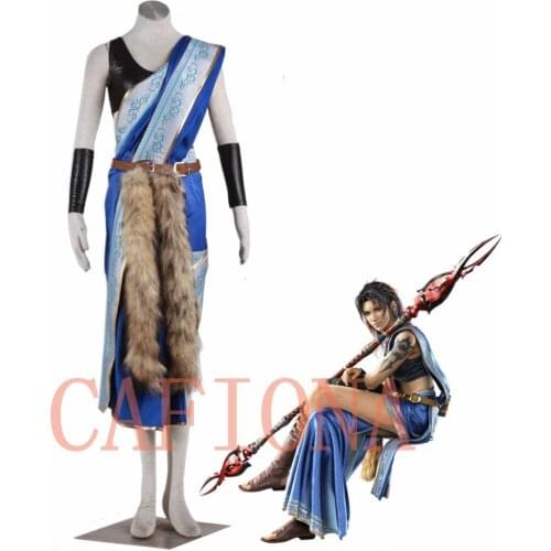 Cafiona anime Final Fantasy XIII Cosplay Oerba Yun Fang cosplay Costume Outfit High Quality Sari Same as original Character