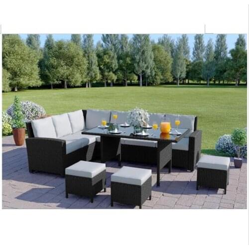 New arrival all weather wicker garden outdoor sofa set furniture