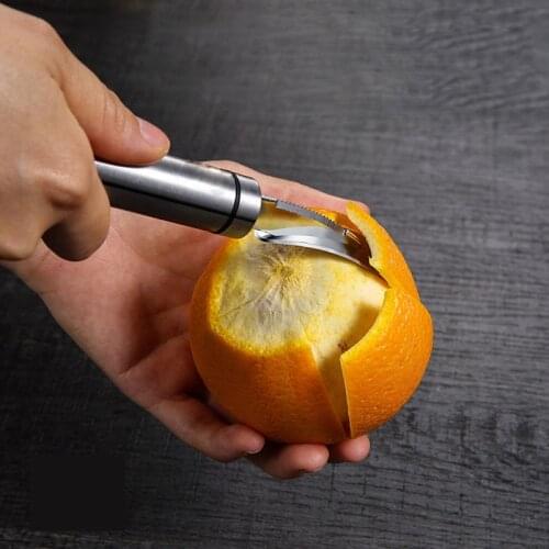Orange Peeler Stainless Steel Lemon Cutter Practical Fruit Grapefruit Opener Tool Kitchen Gadgets For Home Supplies