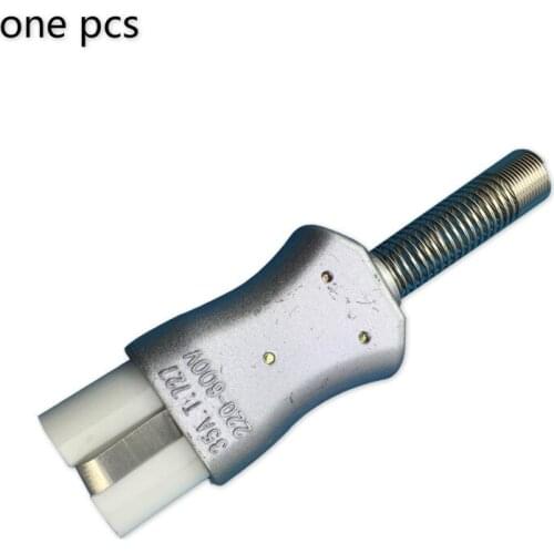 1pcs socket for rubber and plastic machinery, food machinery, chemical industry cable ceramic plug adapter 5/6mm