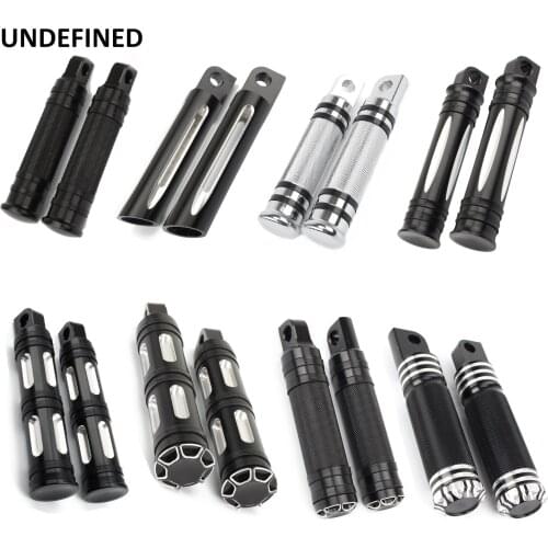 Motorcycle Front Rear Foot Peg Footrest Pedal Male Mount for Harley Sportster XL 883 Touring Road King Dyna Softail Fatboy V-Rod