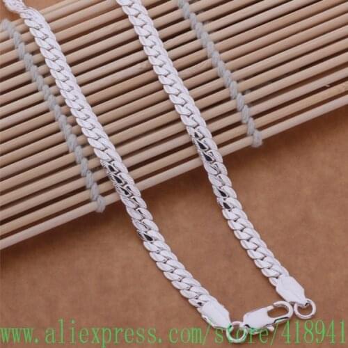 Silver Plated Necklace, Silver Plated fashion jewelry Flat snake necklace /etoankva buqaklxa AN619