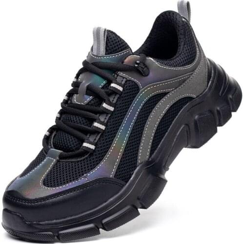 Indestructible Safety Shoes Women Steel Toe Shoes Work Sneakers Men Puncture Proof Work Shoes Lightweight Work Safety Boots 2021