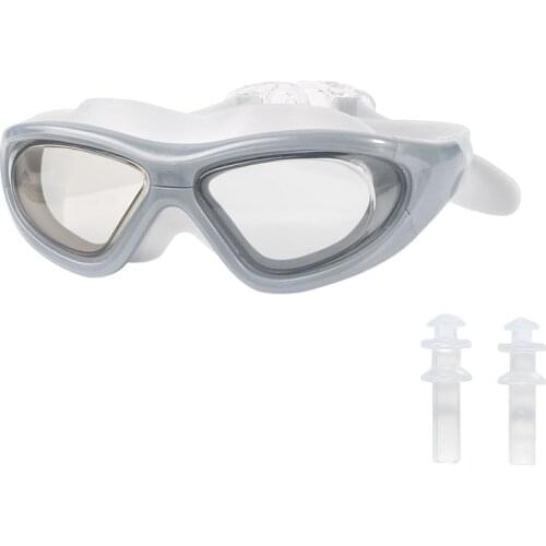 Professional Swim Pool Glasses Adjustable Swimming Goggles Waterproof Silicone Optical Electroplate Swim Eyewear For Kids Adult