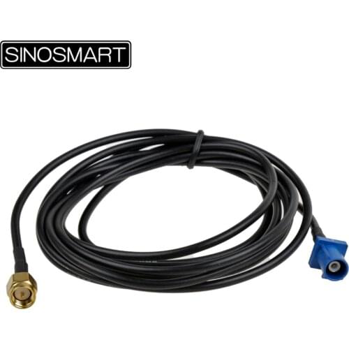 SINOSMART SMA Fakra Navigation Antenna Adapter Converter for Volkswagen Nissan Hyundai Jeep Factory Original OEM GPS Antenna