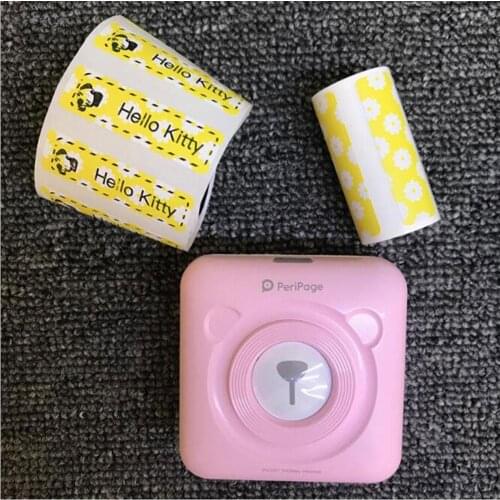 Brand-new Colorful Figure label Attached to Self-adhesive Thermal Printing Paper For 50x15mm HD Pastable Thermal Printing Paper