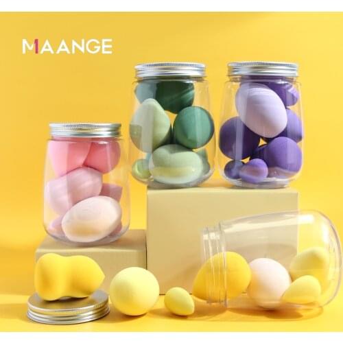 MAANGE Pro 2/7/8pcs Makeup Sponge Waterdrop Super Soft Cosmetics Puff Blender For Powder Liquid Cream Foundation Tool Wholesale