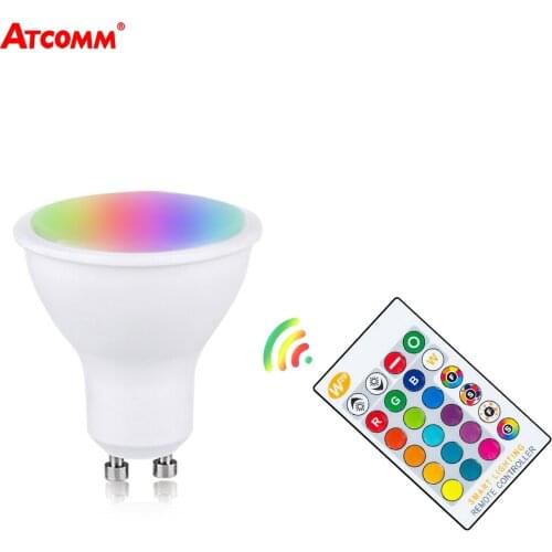 10W GU10 RGBW LED Spotlight Bulb GU5.3 Multi Colors SMD 5730 Dimmable RGBW Diode Light Bulb