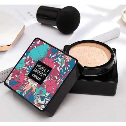 Moisturizing Mushroom Air Cushion Cream Air Foundation Base CC Cream Concealer Whitening Waterproof Brighten Face Base Tone