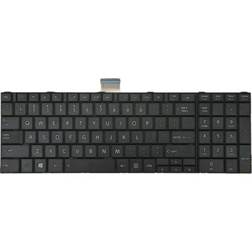 US Layout Keyboard Replacement for Toshiba Satellite C850 C855D C850D C855 C870 C870D C875 C875D L875D Series Laptop Keyboards