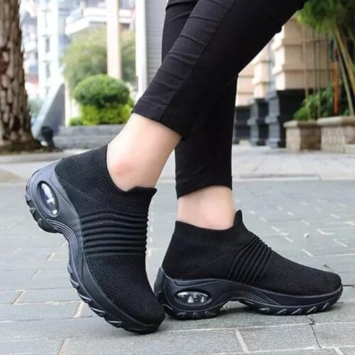 NEW Women Sneakers Walking Shoes Super Soft Height Increase Travel Outdoor Shoes