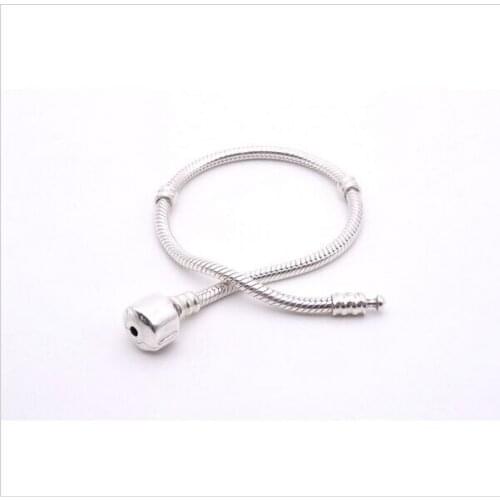 10pcs/lot Snake Chain Bracelet Bangle Fit Women Original DIY Crystal Beads for Jewelry Making Finding G