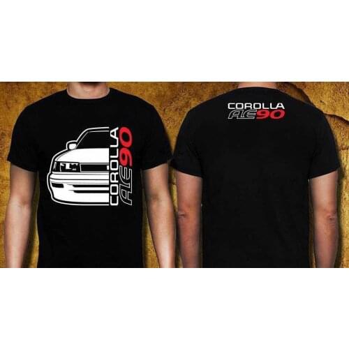 2019 Hot Sale 100% cotton Japanese car fans Corolla AE90 T-SHIRT Tee shirt