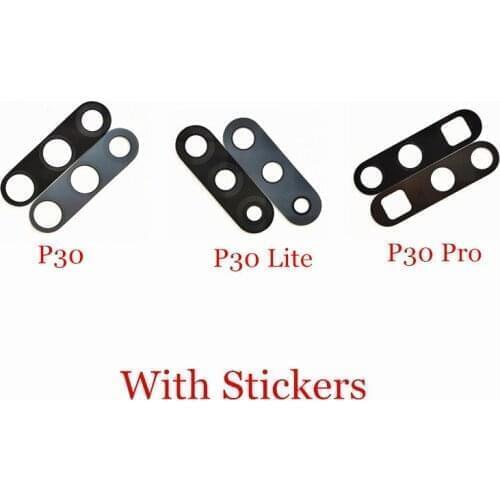 30x Rear Back Camera Glass Lens with Stickers For Huawei P30 / P30 Lite / P30 Pro