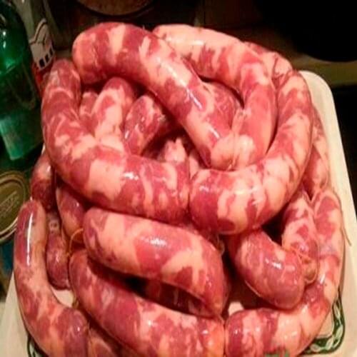 Sausage Packaging Tools 5Pc Casings for Sausage Salami Caliber 50mm Length 100cm Each+ 4pc/Set Meat Grinder, Inedible Casings