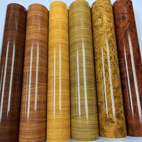 50CM*152/200/600CM High Glossy Wood Grain Car Interior DIY Vinyl Sticker Decal Wrap Film Car Styling Vinyl film