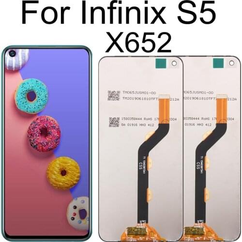 6.6" LCD For Infinix S5 X652 LCD Display Touch Screen Digitizer Assembly Replacement