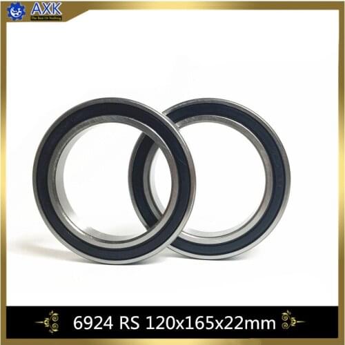 6924 2RS ABEC-1 120x165x22MM Metric Thin Section Bearings 61924RS 6924RS