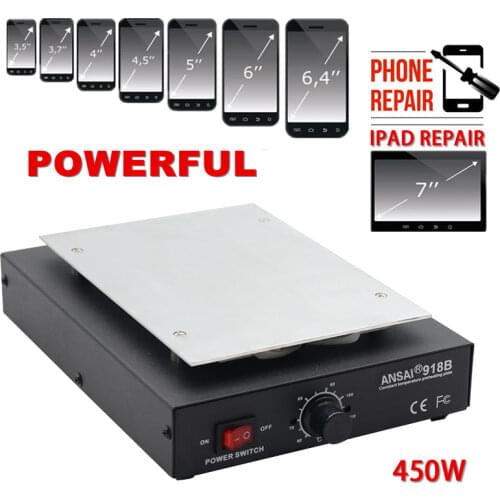 110V US / 220V EU LCD Screen Separator Heating Platform Plate Glass Removal Phone Repair Machine Auto Heat Smooth Plate Station