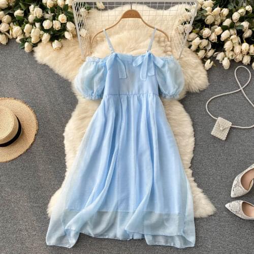 AXIUii NADRiDA Off-the-shoulder Summer Dresses