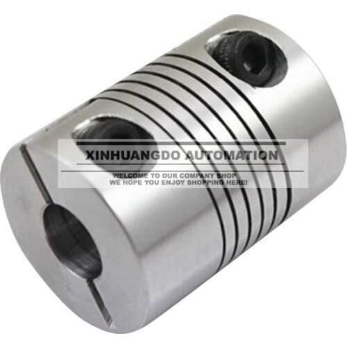 Free Shipping D25 L30 Motor Jaw Shaft Coupling bore 5mm 6mm 8mm 10mm 12mm Choose two same or different Flexible Coupler