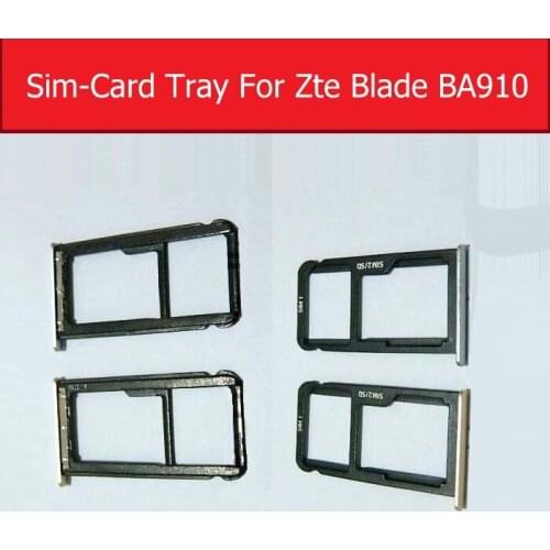 Micro Sim Card Tray Holder Flex Cable For ZTE BA910 Micro SD Reader Sim Card Slot Replacement Repair Parts Silver&Gray&Silver