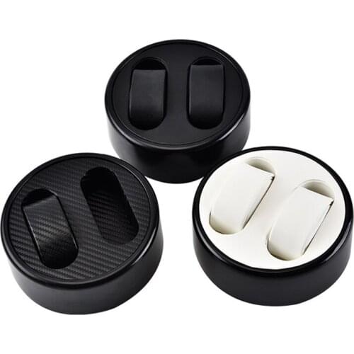 Two Watches Organizer Dispay 2021 New PU Leather Watch Case Holder Storage Box Women Man Birthday Gift