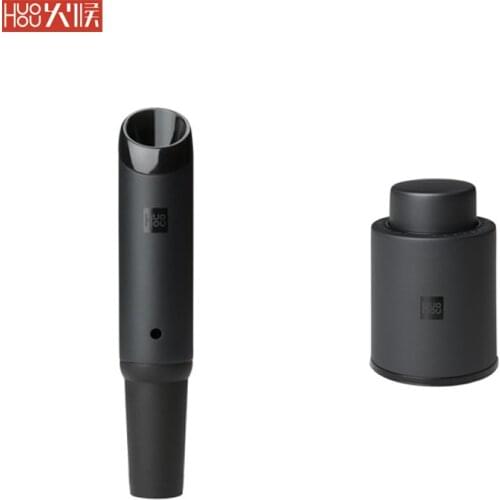 Huohou Fast Wine Decanter/Wine Stopper 2in1 Pouring Tools Stainless Steel Vacuum Bottle Stopper Bottles Cap Bar Accessori