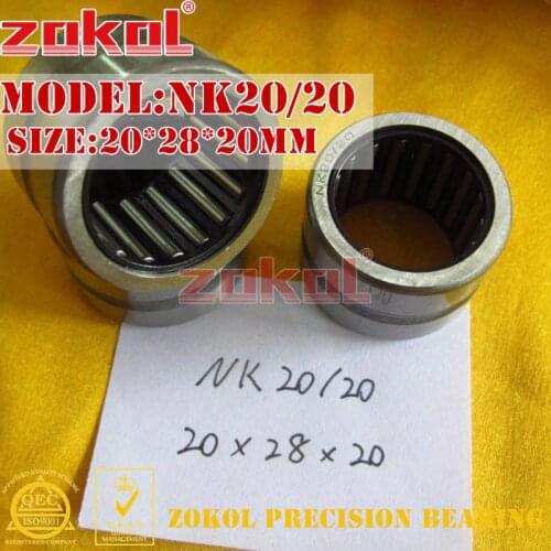 ZOKOL NK19/16 NK19/20 NK20/16 NK20/20 NK21/16 NK22/16 NK25/16 needle roller bearings without inner ring 20*28*20mm 22*30*16mm