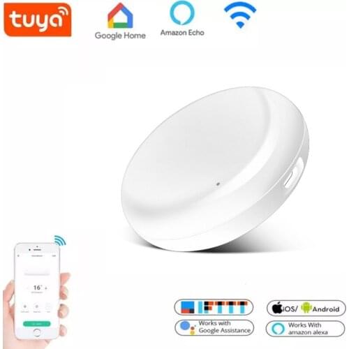 Tuya Mini WiFi Smart IR Remote 10m Controller For TV Air Conditioning Appliances Voice Control Work With Alexa Google Assistant