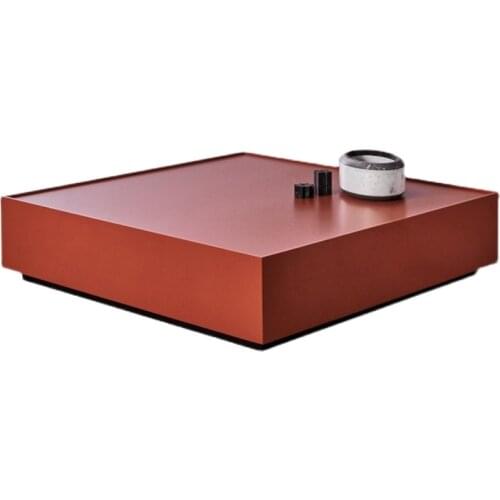 Coffee table square living room coffee table Italian tea table coffee table table several negotiating table customization