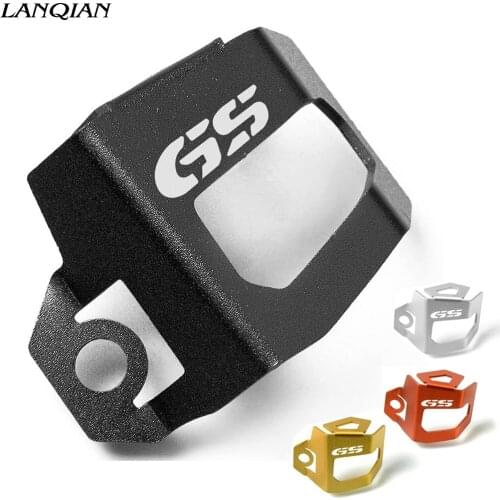Motorcycle Aluminum Rear Brake Fluid Reservoir Guard Cover Protector For BMW F650GS F650 F 650 800 F800 F800GS GS 2008 - 2016