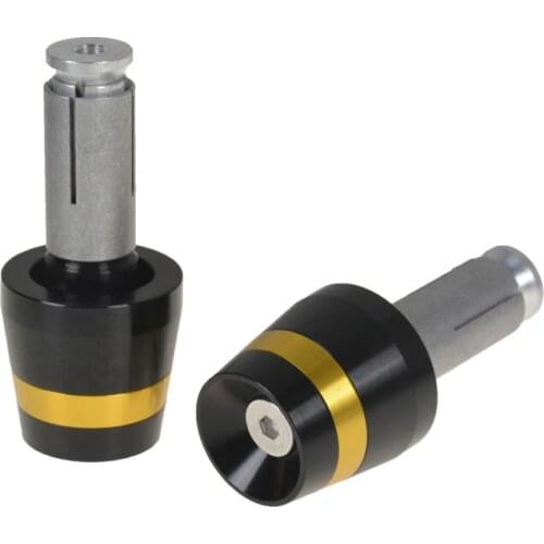 Motorcycle Dirt Bike CNC Handlebar Grips Slider Cap Plug Aluminum Bar End