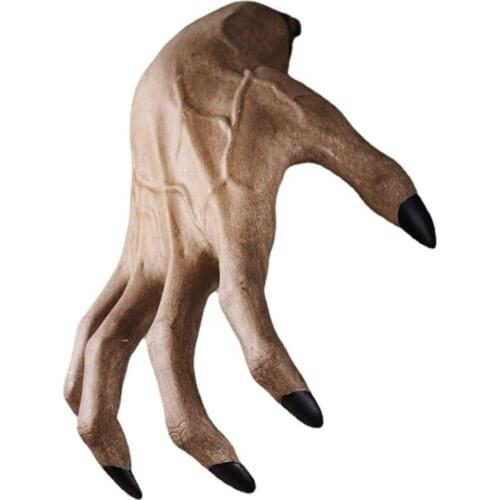 Horror Ghost Hand Wall Hanging Ornaments Creative Halloween Hand Model Decor for Home Indoor Wall Decoration Art Crafts
