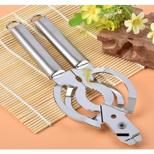 Stainless Steel Solid Stainless Steel Multi-use Can Jar Opener Anti-rust Drink Opener Multi-use for Gifts