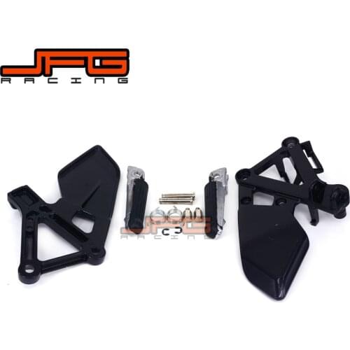Footrests Front Foot Pegs Pedals Rest Footpegs For HONDA CBR250 MC19 1988-1989 1988 1989 Motorcycle