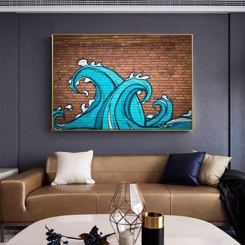 Modern Graffiti Street Art Cartoon Posters And Prints Canvas Painting Wall Pictures For Living Room Kids Bedroom Cuadros Decor