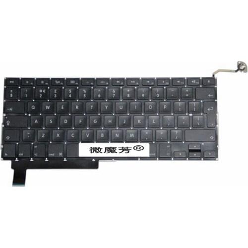 UK New FOR Macbook Pro 15" A1286 MB985 MB986 MC371 MC372 MC373 MC721 MC723 MD103 MD104 laptop keyboard 2009-2012