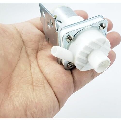 DC 12V Water Dispenser Micro Water Pump Mute Vane Magnetic Drive Circulation 3W 365 Motor Pumping Low Power DIY Sewage Treatment