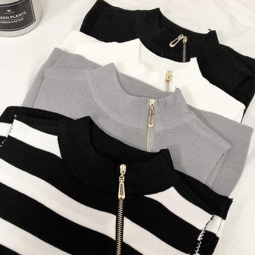 Spring Summer Women Slim Knitting Off-shoulder Tank Crop Tops Female Knitted Camisole Sleeveless T-shirts Tee G824