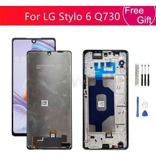 For LG Q730 LCD Display Touch Screen Digitizer Assembly Display For LG Stylo 6 LCD Replacement Repair Parts 6.8"