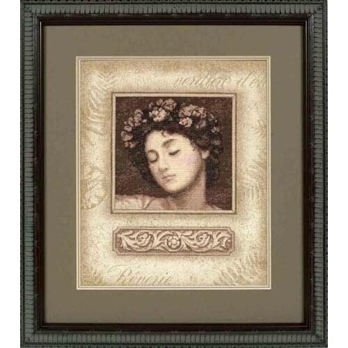 Gold Collection Lovely Counted Cross Stitch Kit Lady Leona Famous Elegant Woman Girl Elegance dim 35106