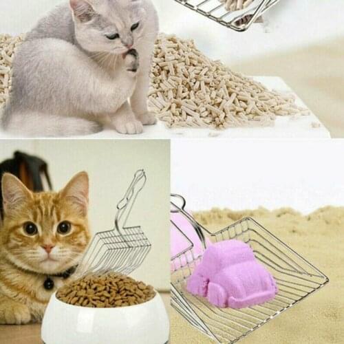 1 pc Kitten Sand Waste Scooper Shovel Stainless Steel Litter Scoop Clean Tool for Pet Dog Cat dog scoop