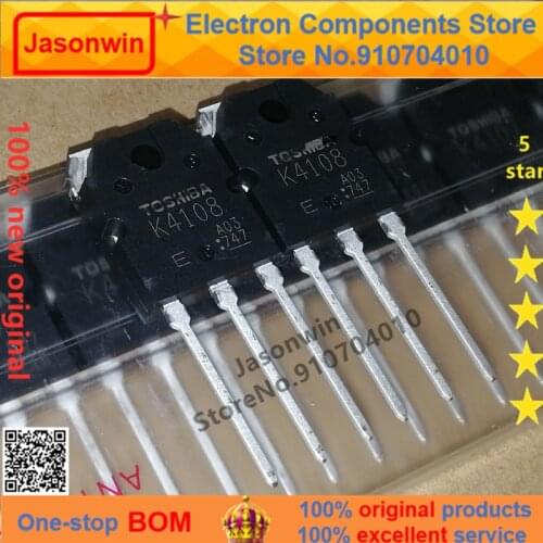 100% nuevo 50 unids/lote original MOSFET 2SK4108 K4108 500V20A TO3P Transistor