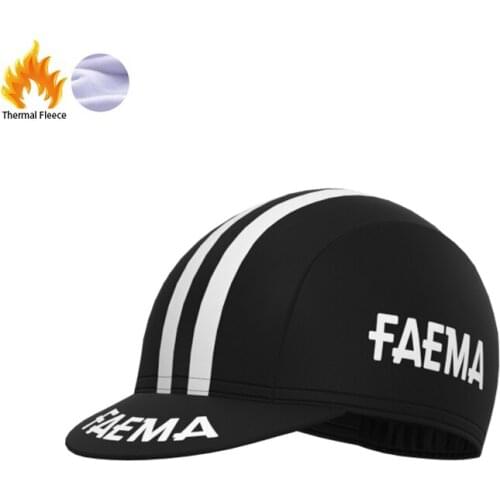 1955 Competition Italy FAEMA Team Retro Man And Women Cycling Fleece Cap Triathlon Bike Jersey Fleece Hat Gorra de ciclismo
