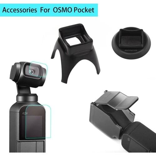 2PCS Screen Film Camera Lens Protective Desktop Stand Base Camera Lens Cover camera cover for DJI OSMO Pocket Gimbal
