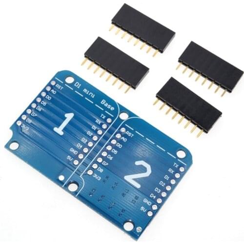 2017 New Arrival Direct Selling Logic Ics New Dual Base For Wemos D1 Mini Wifi Internet Of Things Development Board Based