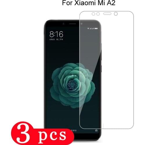 3Pcs for xiaomi mi A2 lite tempered glass for xiaomi mi A3 lite protective film phone screen protector on the glass smartphone